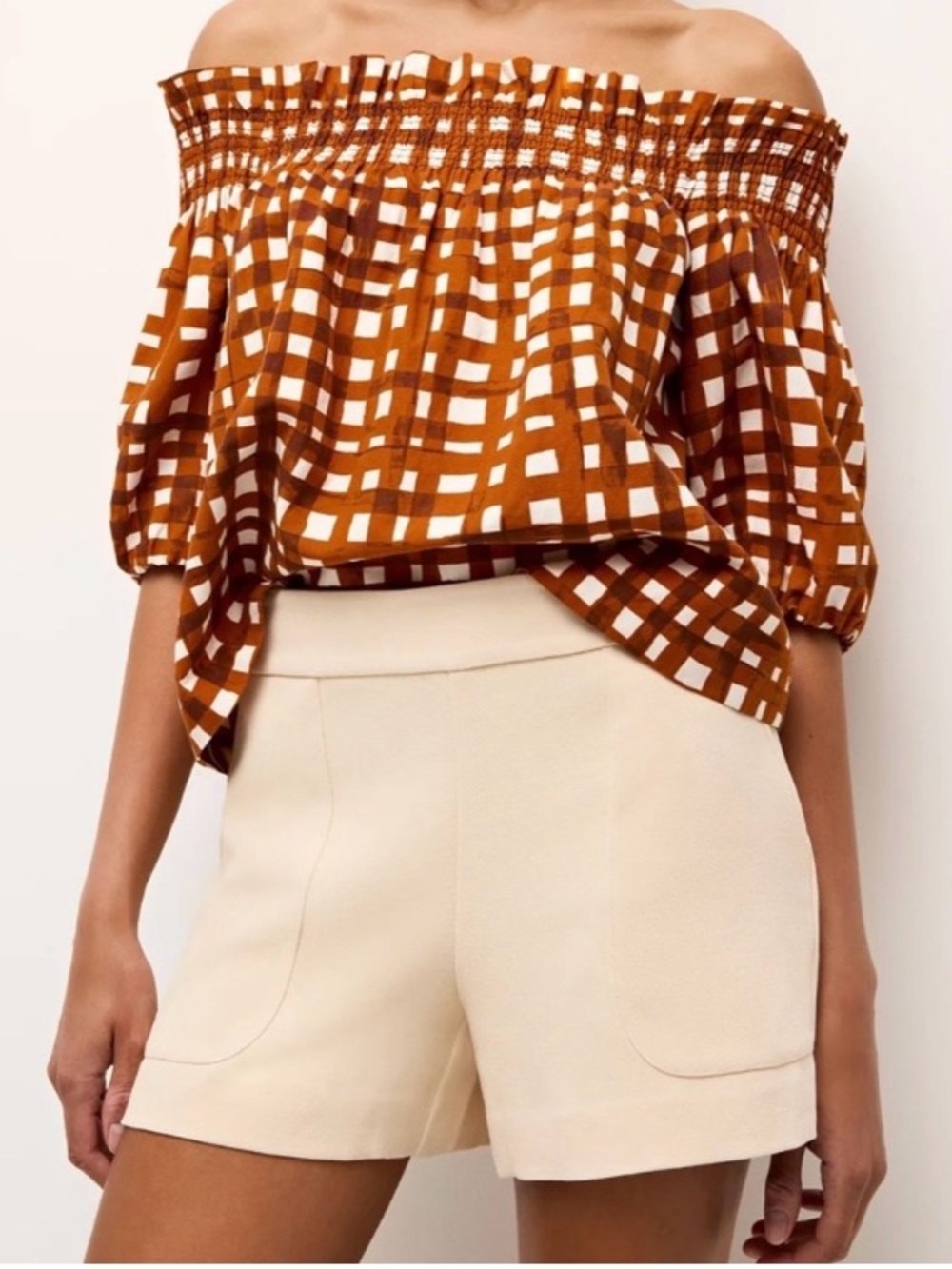 Marie Oliver Mia Ecru Shorts